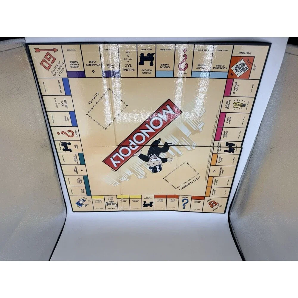 MONOPOLY Vintage Game Collection Wooden Bookshelf Board Hasbro 42749 : COMPLETE